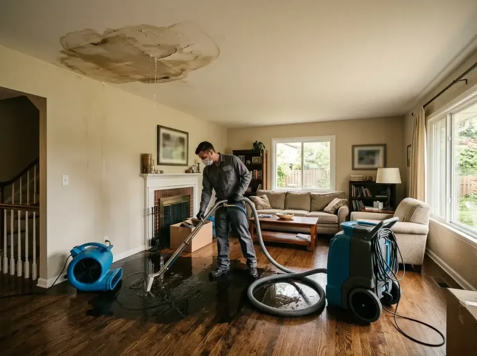 attic-pipe-burst-ceiling-drip-008 — frequently asked questions, Water Damage Restoration & Carpet Care in New Brunswick, NJ